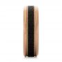 Carbon Fiber Inlay Wedding Band - Side View -  103847 - Thumbnail