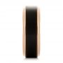 Carbon Fiber Inlay Wedding Band - Side View -  103849 - Thumbnail