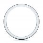 Carbon Fiber Inlay Wedding Band - Front View -  105527 - Thumbnail