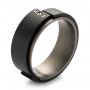 Carbon Fiber Wedding Ring - Three-Quarter View -  103863 - Thumbnail