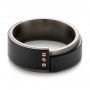 Carbon Fiber Wedding Ring - Flat View -  103863 - Thumbnail