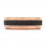 Carbon Fiber Men's Wedding Ring - Top View -  106286 - Thumbnail