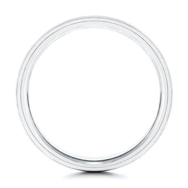 Carbon Fiber Men's Wedding Ring - Front View - 106240