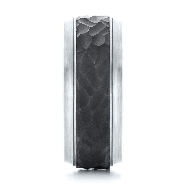Carbon Fiber Men's Wedding Ring - Side View - 106246