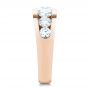 18k Rose Gold 18k Rose Gold Channel Set Diamond Ring - Side View -  107227 - Thumbnail