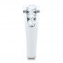  18K Gold Channel Set Diamond Ring - Side View -  107227 - Thumbnail