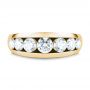 18k Yellow Gold 18k Yellow Gold Channel Set Diamond Ring - Top View -  107227 - Thumbnail