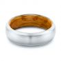 Cobalt Chrome Men's Wedding Ring - Flat View -  105892 - Thumbnail