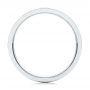 Cobalt Men's Wedding Ring With Meteorite Inlay - Front View -  105891 - Thumbnail