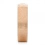 14k Rose Gold 14k Rose Gold Cushion Cut Diamond Men's Band - Side View -  105165 - Thumbnail