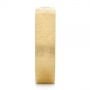 18k Yellow Gold Cushion Cut Diamond Men's Band - Side View -  105165 - Thumbnail