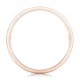 18k Rose Gold 18k Rose Gold Custom Antiqued Diamond Men's Wedding Band - Front View -  102759 - Thumbnail