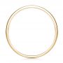 14k Yellow Gold 14k Yellow Gold Custom Black Antiqued Engraved Men's Band - Front View -  103281 - Thumbnail