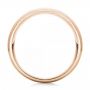 14k Rose Gold 14k Rose Gold Custom Black Diamond Men's Wedding Band - Front View -  103036 - Thumbnail