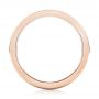 14k Rose Gold 14k Rose Gold Custom Black Diamond Men's Wedding Band - Front View -  103912 - Thumbnail