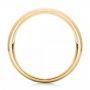 14k Yellow Gold 14k Yellow Gold Custom Black Diamond Men's Wedding Band - Front View -  103036 - Thumbnail