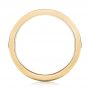 14k Yellow Gold 14k Yellow Gold Custom Black Diamond Men's Wedding Band - Front View -  103912 - Thumbnail