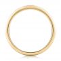 14k Yellow Gold 14k Yellow Gold Custom Blue Sapphire Men's Band - Front View -  102750 - Thumbnail