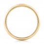 14k Yellow Gold 14k Yellow Gold Custom Blue Sapphire Men's Band - Front View -  102750 - Thumbnail