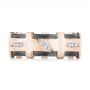 18k Rose Gold 18k Rose Gold Custom Brushed Diamond Men's Band - Top View -  102988 - Thumbnail