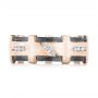 14k Rose Gold 14k Rose Gold Custom Brushed Diamond Men's Band - Top View -  102988 - Thumbnail