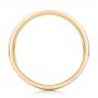 18k Yellow Gold 18k Yellow Gold Custom Brushed Diamond Men's Wedding Band - Front View -  102812 - Thumbnail