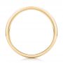 14k Yellow Gold 14k Yellow Gold Custom Brushed Diamond Men's Wedding Band - Front View -  102812 - Thumbnail