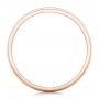 14k Rose Gold 14k Rose Gold Custom Brushed Men's Wedding Band - Front View -  102842 - Thumbnail