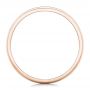 14k Rose Gold 14k Rose Gold Custom Brushed Men's Wedding Band - Front View -  102842 - Thumbnail