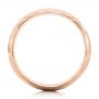 14k Rose Gold 14k Rose Gold Custom Brushed Men's Wedding Band - Front View -  102967 - Thumbnail