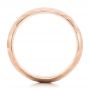 14k Rose Gold 14k Rose Gold Custom Brushed Men's Wedding Band - Front View -  102967 - Thumbnail