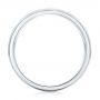  Platinum Platinum Custom Brushed Men's Wedding Band - Front View -  103280 - Thumbnail