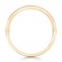 18k Yellow Gold 18k Yellow Gold Custom Brushed Men's Wedding Band - Front View -  102456 - Thumbnail