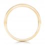 18k Yellow Gold 18k Yellow Gold Custom Brushed Men's Wedding Band - Front View -  102456 - Thumbnail