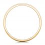 18k Yellow Gold 18k Yellow Gold Custom Brushed Men's Wedding Band - Front View -  102842 - Thumbnail