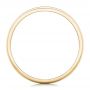 18k Yellow Gold 18k Yellow Gold Custom Brushed Men's Wedding Band - Front View -  102842 - Thumbnail