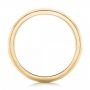 14k Yellow Gold 14k Yellow Gold Custom Brushed Men's Wedding Band - Front View -  102843 - Thumbnail