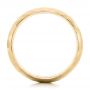 18k Yellow Gold 18k Yellow Gold Custom Brushed Men's Wedding Band - Front View -  102967 - Thumbnail