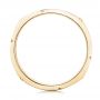 18k Yellow Gold 18k Yellow Gold Custom Brushed Men's Wedding Band - Front View -  103360 - Thumbnail