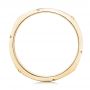 18k Yellow Gold 18k Yellow Gold Custom Brushed Men's Wedding Band - Front View -  103360 - Thumbnail