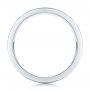  Platinum Platinum Custom Brushed And Polished Men's Band - Front View -  102174 - Thumbnail