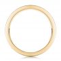 14k Yellow Gold 14k Yellow Gold Custom Brushed And Polished Men's Band - Front View -  102174 - Thumbnail