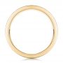 18k Yellow Gold 18k Yellow Gold Custom Brushed And Polished Men's Band - Front View -  102174 - Thumbnail