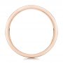18k Rose Gold 18k Rose Gold Custom Cable And Brushed Finish Unisex Band - Front View -  102183 - Thumbnail