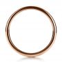 14k Rose Gold 14k Rose Gold Custom Diamond Men's Band - Front View -  1165 - Thumbnail