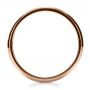 14k Rose Gold 14k Rose Gold Custom Diamond Men's Band - Front View -  1193 - Thumbnail