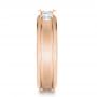 18k Rose Gold 18k Rose Gold Custom Diamond Men's Band - Side View -  1165 - Thumbnail