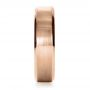 14k Rose Gold 14k Rose Gold Custom Diamond Men's Band - Side View -  1193 - Thumbnail