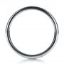 14k White Gold Custom Diamond Men's Band - Front View -  1165 - Thumbnail