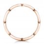 14k Rose Gold 14k Rose Gold Custom Diamond Men's Wedding Band - Front View -  102208 - Thumbnail